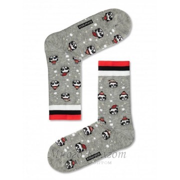 DIWARI Новогодние носки «Xmas panda» 20С-62СП-518